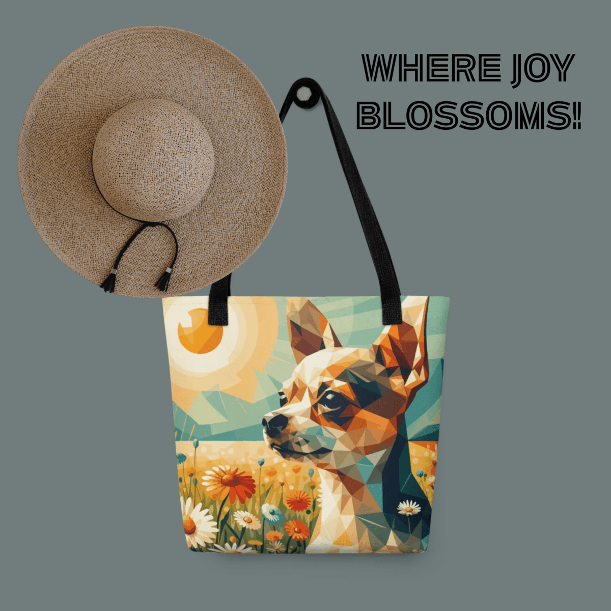 Daisy Moments - Everyday Bag - AOP Tote Bag - Speak Up 4 Paws