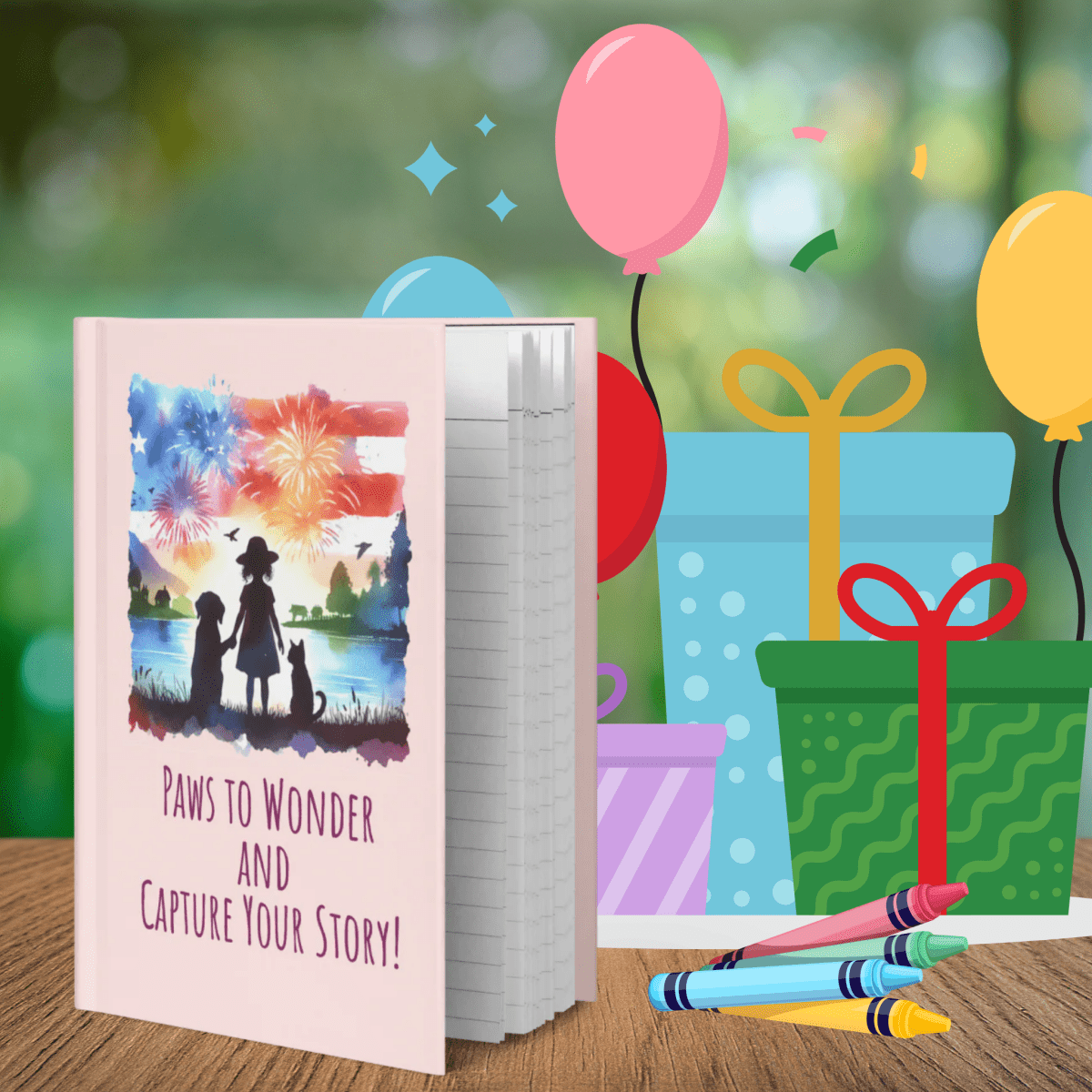 Guiding Stars - Pawsitive Vibes Keepsake Journal (Color: Misty Rose) - Journal - Speak Up 4 Paws