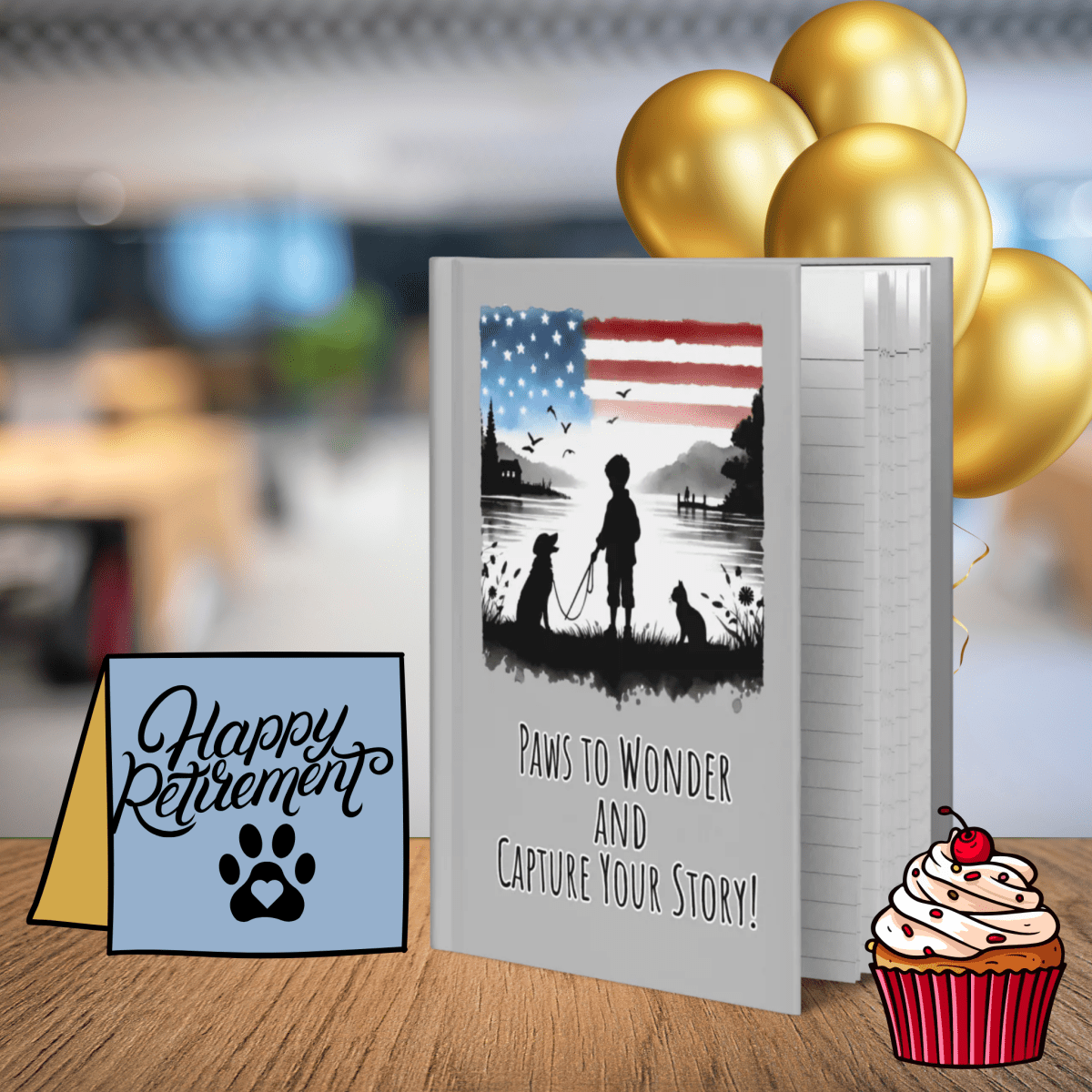 Sunset Friends - Pawsitive Vibes Keepsake Journal (Color: Silver) - Journal - Speak Up 4 Paws