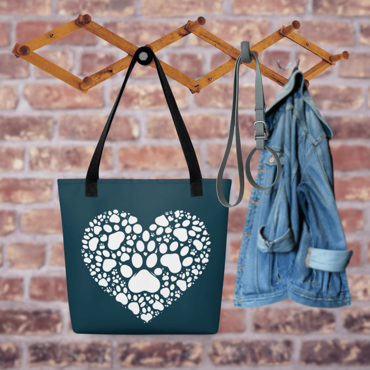 Heartfelt Paws - Everyday Bag - AOP Tote Bag - Speak Up 4 Paws