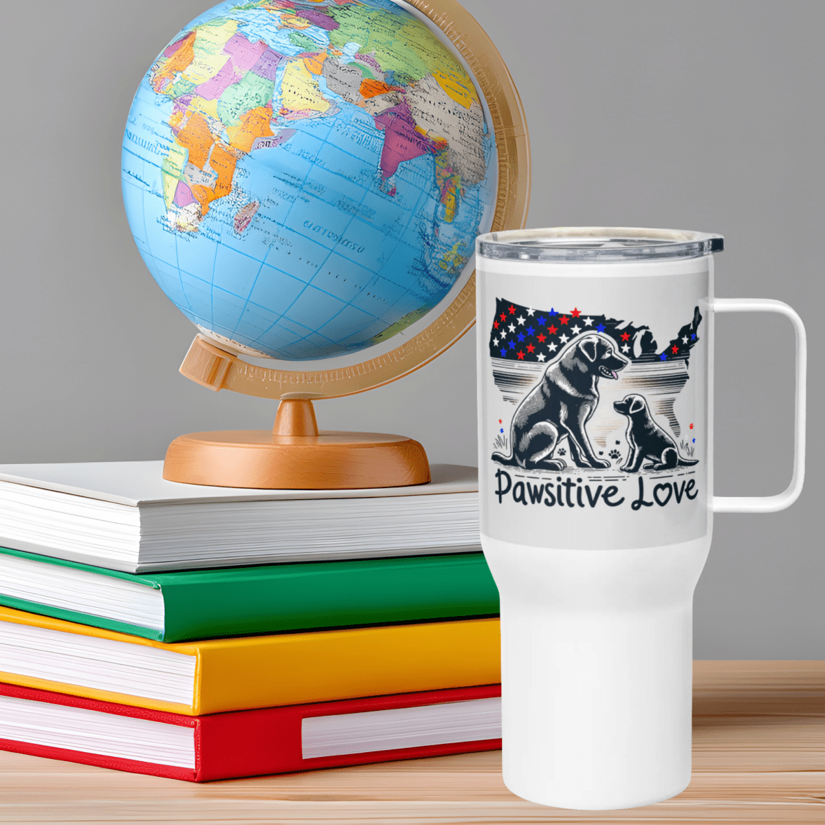 Boundless Devotion - "Boundless Devotion" - TrailMate Tumbler (Color: Whisper) - Travel Mug - Speak Up 4 Paws