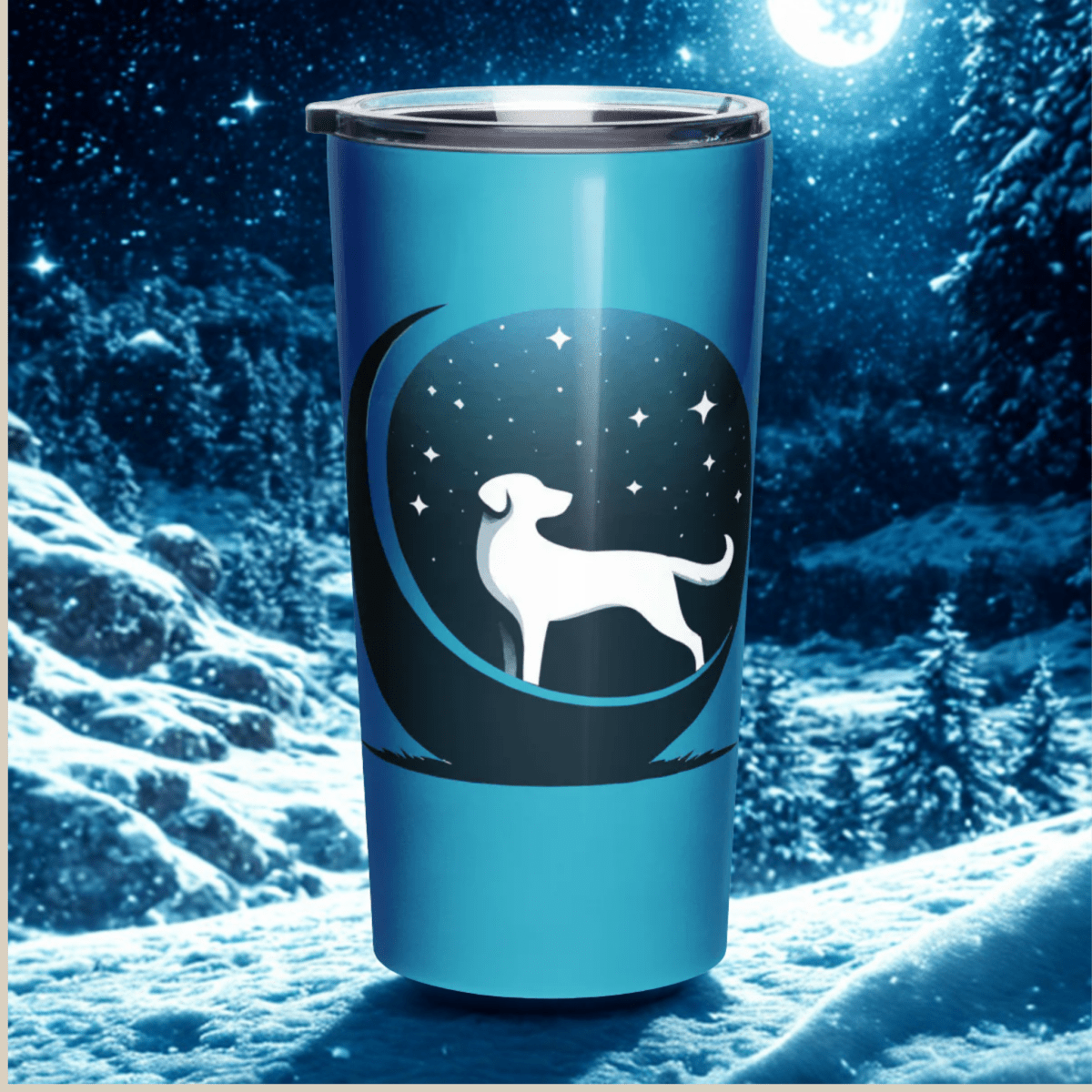 Infinite Pawsibilities - "Exploring Infinite Pawsibilities!" - Signature Tumbler (Color: Pelorous) - Tapered Tumbler - Speak Up 4 Paws