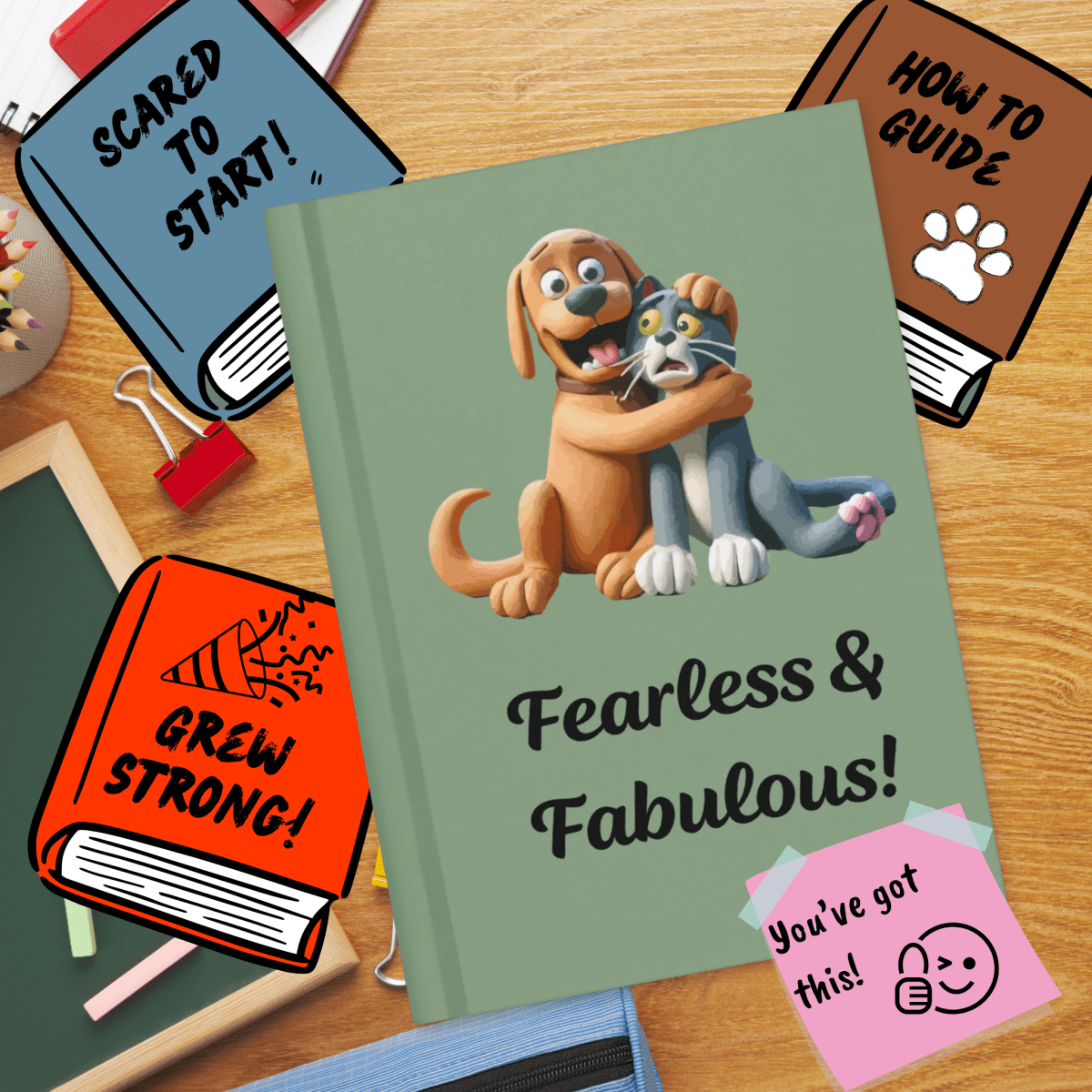 Pawfect Panic - Laughs & Sass Collector's Journal (Color: Amulet) - Journal - Speak Up 4 Paws