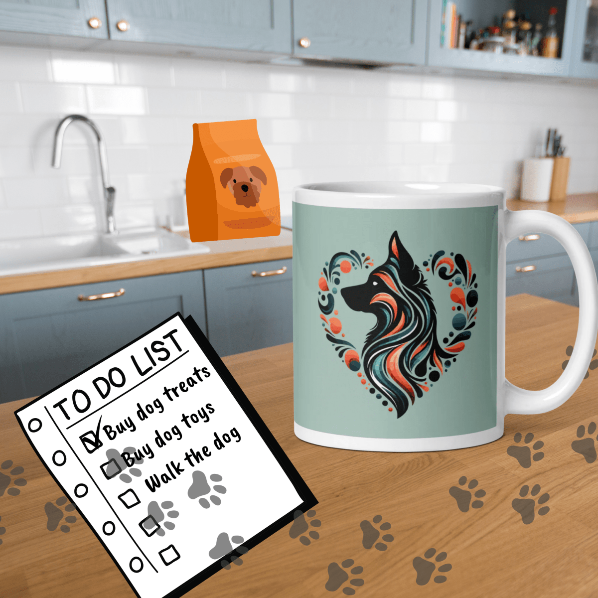 Vibrant Heart - "Vibrant Heart. Warm Brews." - Signature Mug (Color: Opal) - Coffee Mug - Speak Up 4 Paws