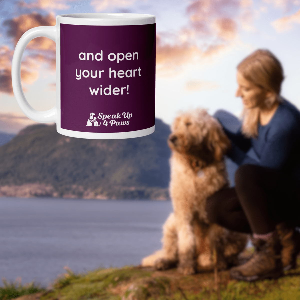 "Paws to Love an Animal" - Mug - Coffee Mug - Speak Up 4 Paws