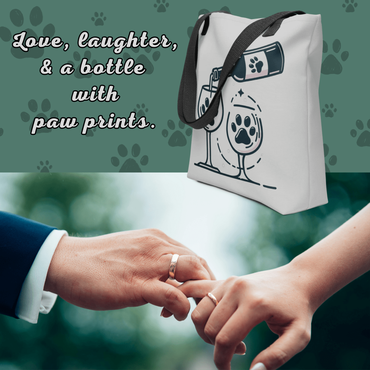 Together Fur - ever - Everyday Bag - AOP Tote Bag - Speak Up 4 Paws