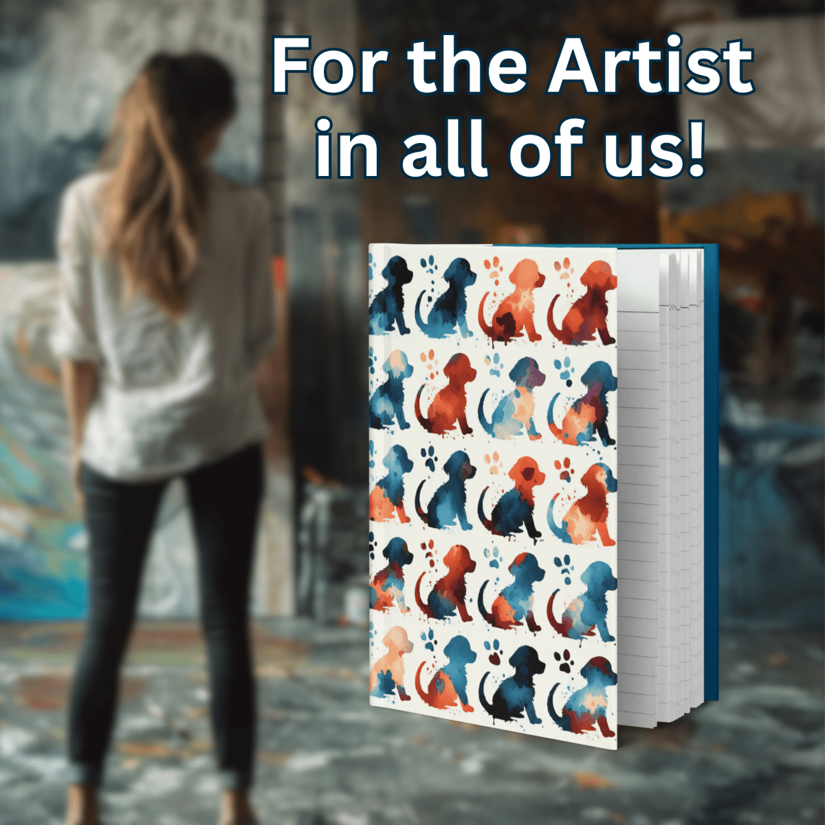 Watercolor Pups - Journal - Journal - Speak Up 4 Paws