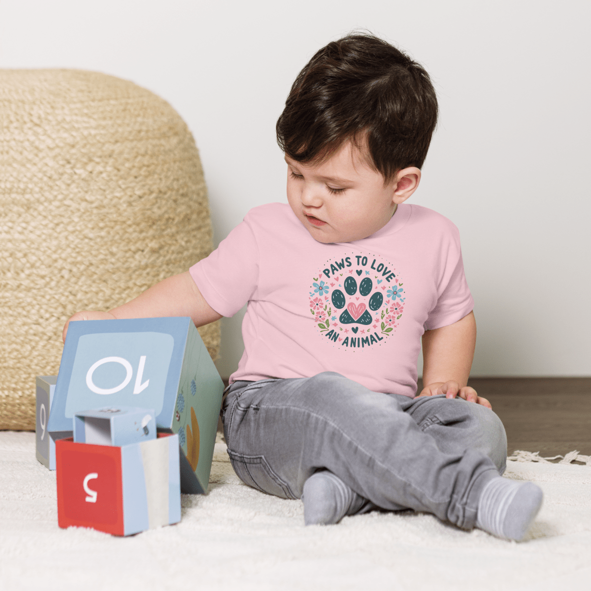 Circle of Pawsitivity - Baby Tee - Baby Tee - Speak Up 4 Paws
