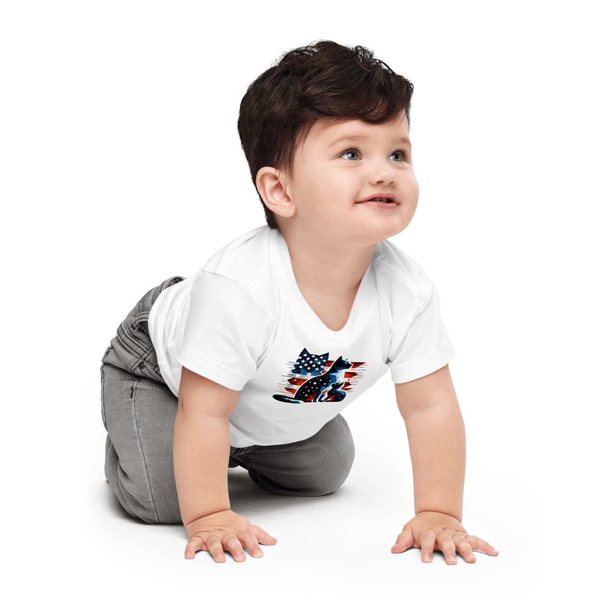 Stars and Stripes Companions - Baby Tee - Baby Tee - Speak Up 4 Paws