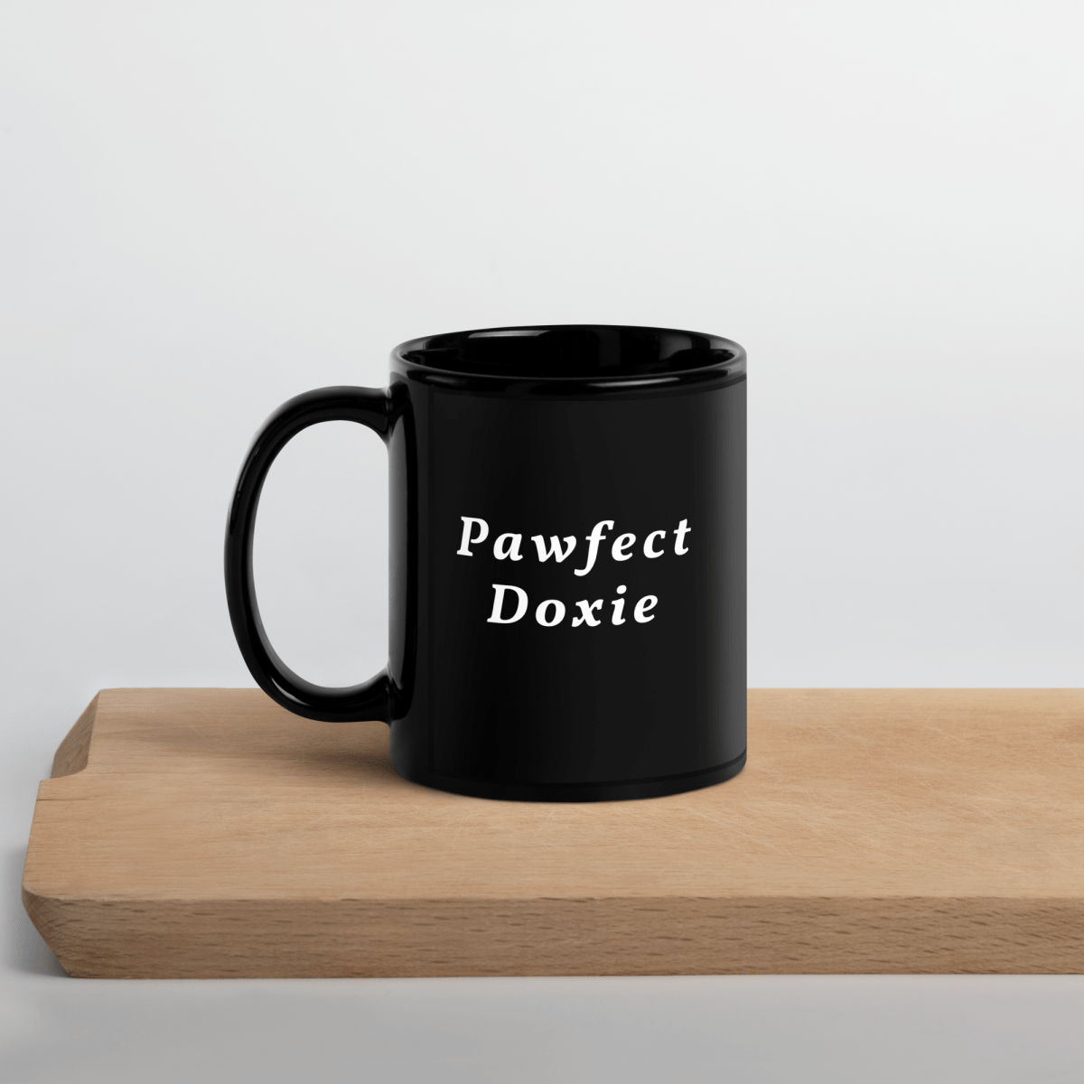Pawfect Doxie - Purely Paws Mug 11 oz. - Black Coffee Mug - Speak Up 4 Paws