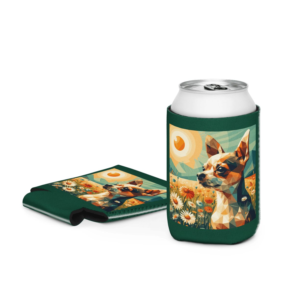 Daisy Moments - Cool Paws Can Cooler (Color: British Racing Green) - Can Cooler - Speak Up 4 Paws