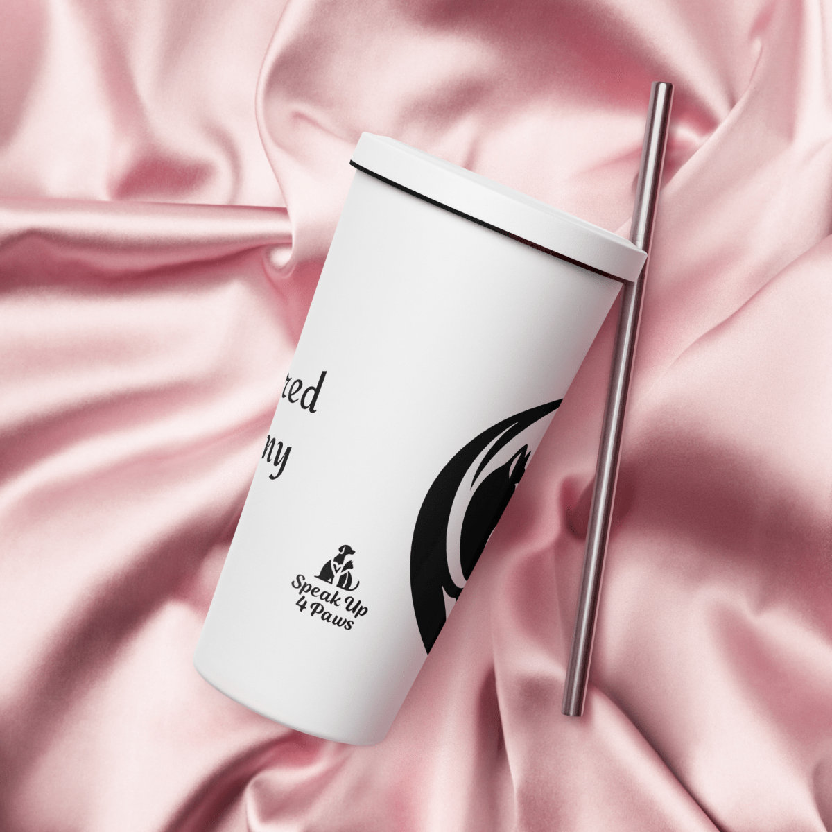 Whiskered Harmony - Straw and Paws Tumbler - Straw Tumbler - Speak Up 4 Paws