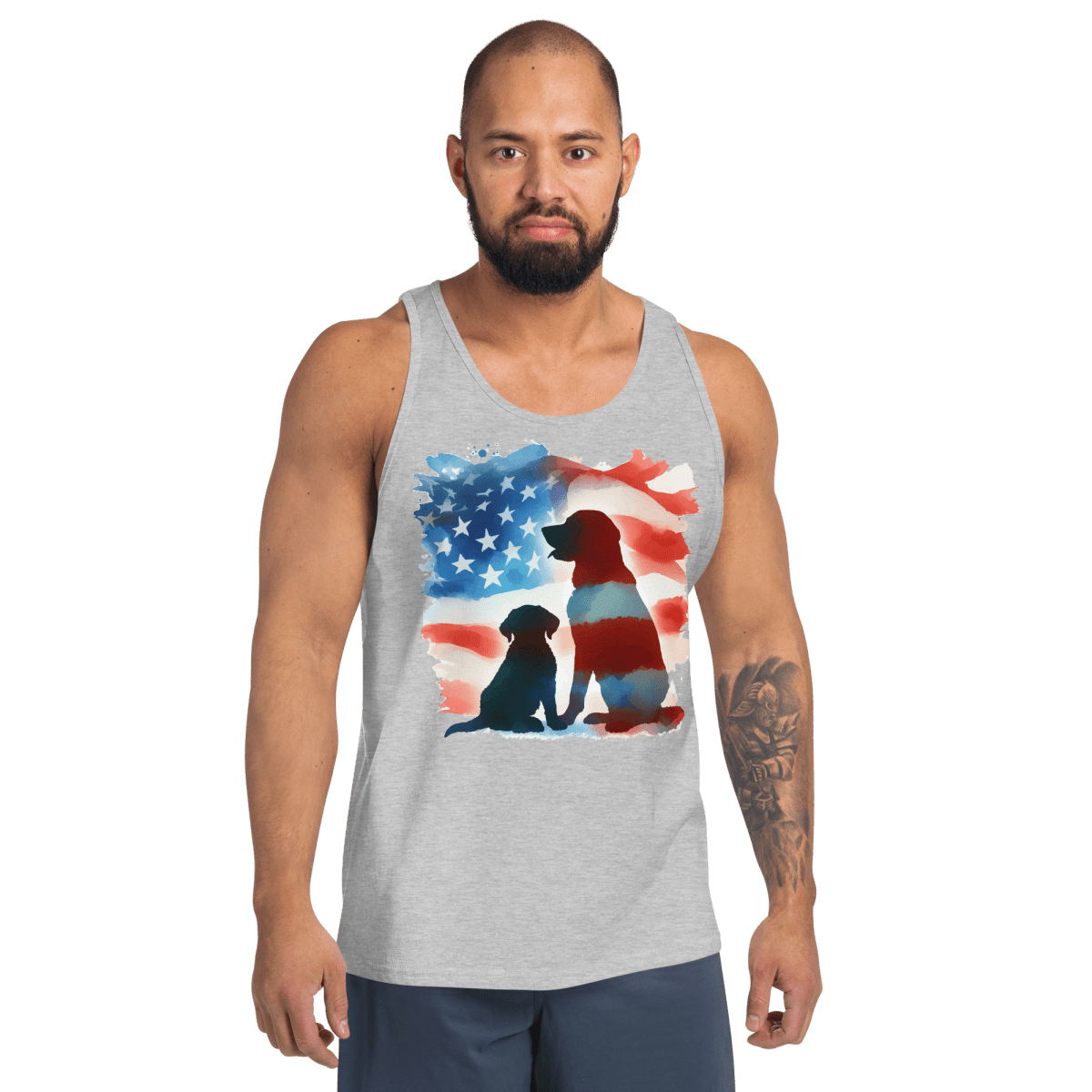 Patriotic Dreams - Unisex Tank Top - Unisex Tank Top - Speak Up 4 Paws