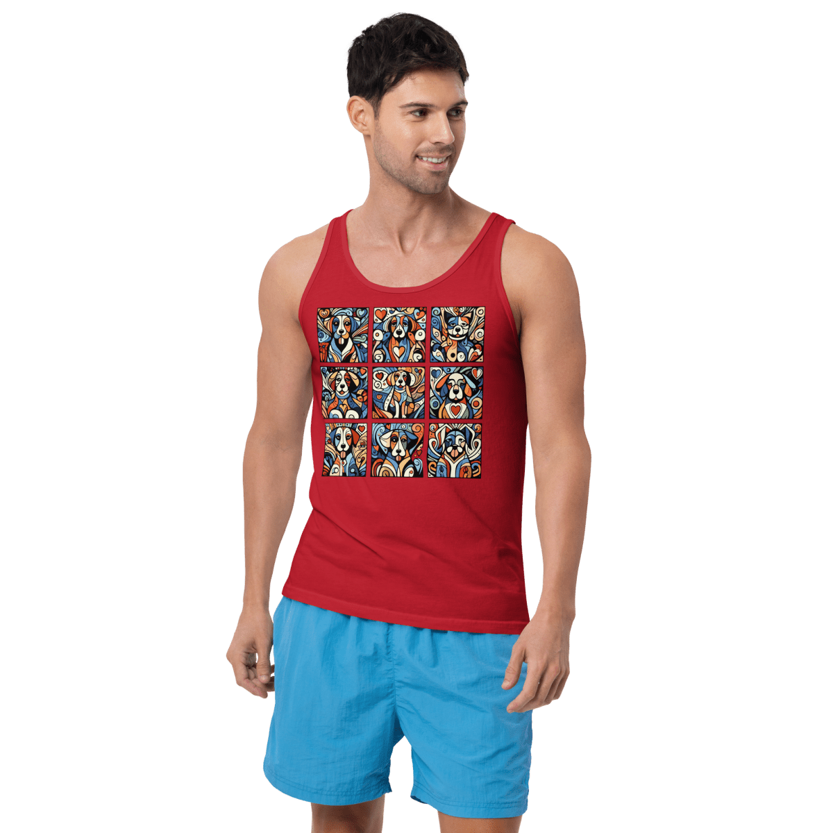 Artful Canines - Unisex Tank Top - Unisex Tank Top - Speak Up 4 Paws