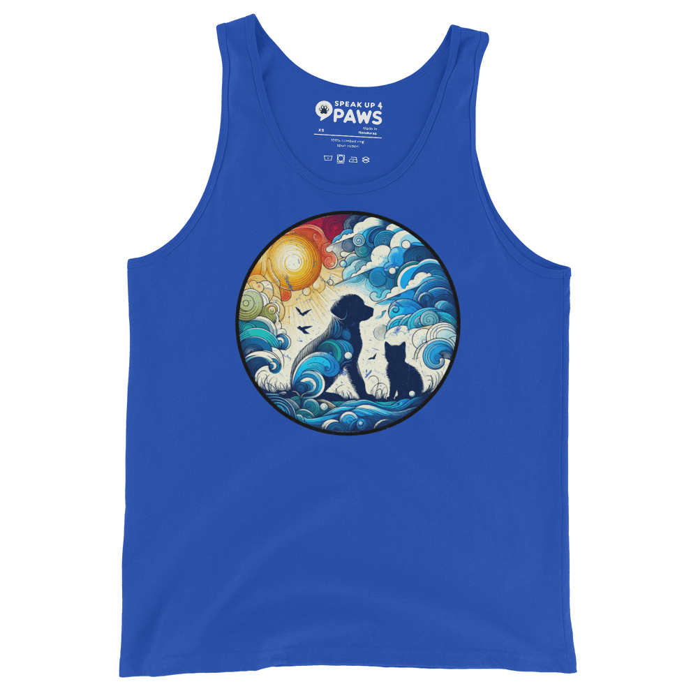 Sun - Kissed Bond - Unisex Tank Top - Unisex Tank Top - Speak Up 4 Paws