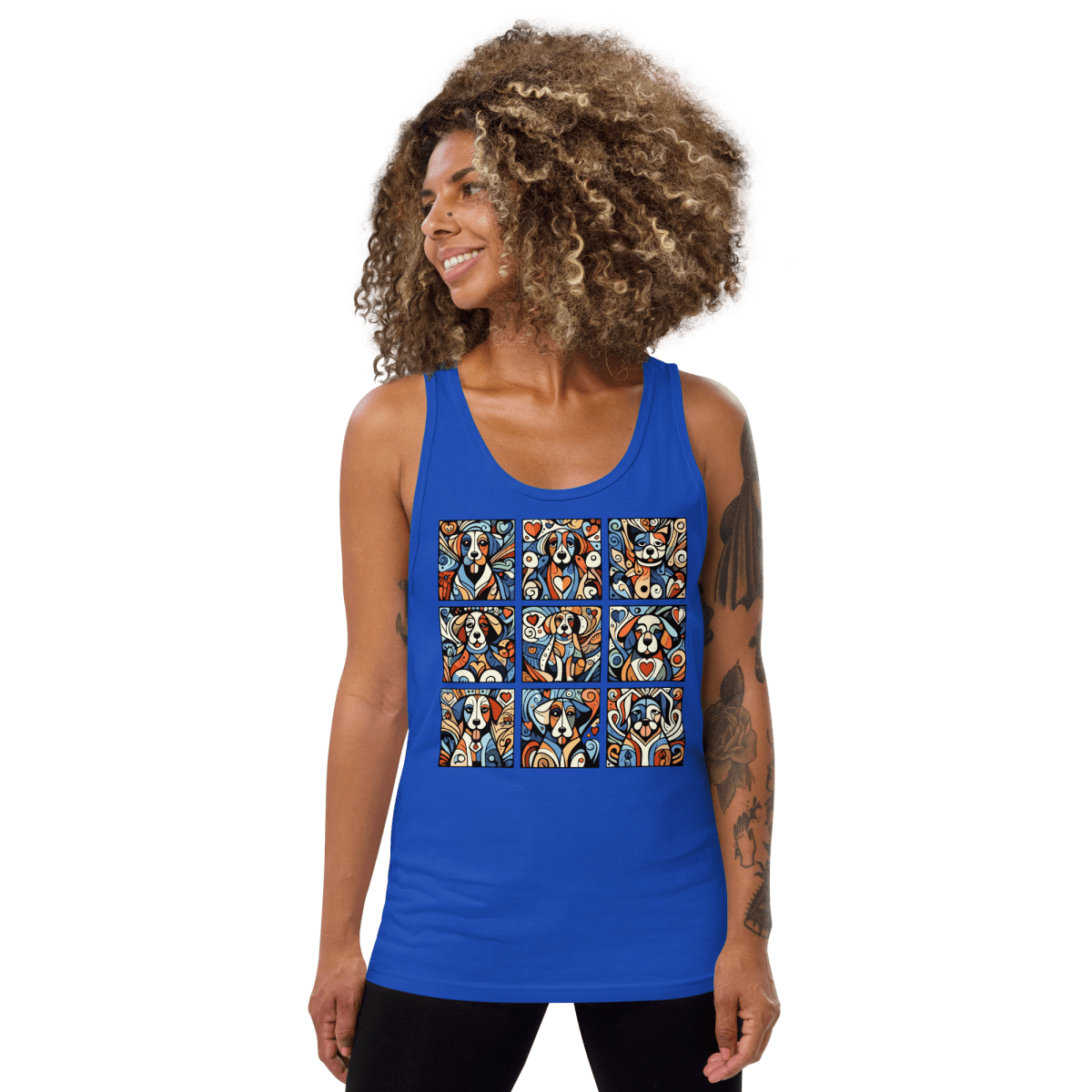 Artful Canines - Unisex Tank Top - Unisex Tank Top - Speak Up 4 Paws