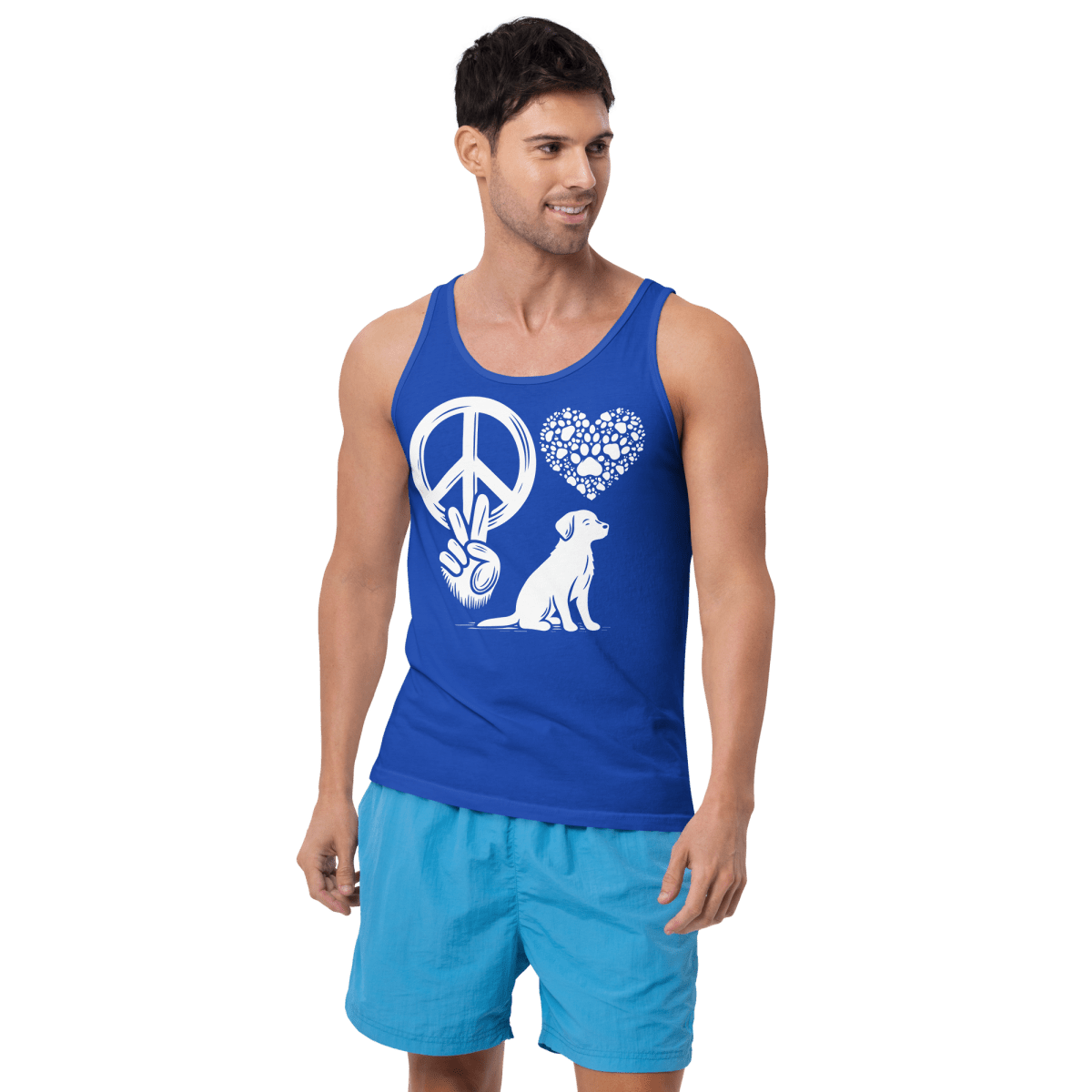 Peaceful Paws - Unisex Tank Top - Unisex Tank Top - Speak Up 4 Paws