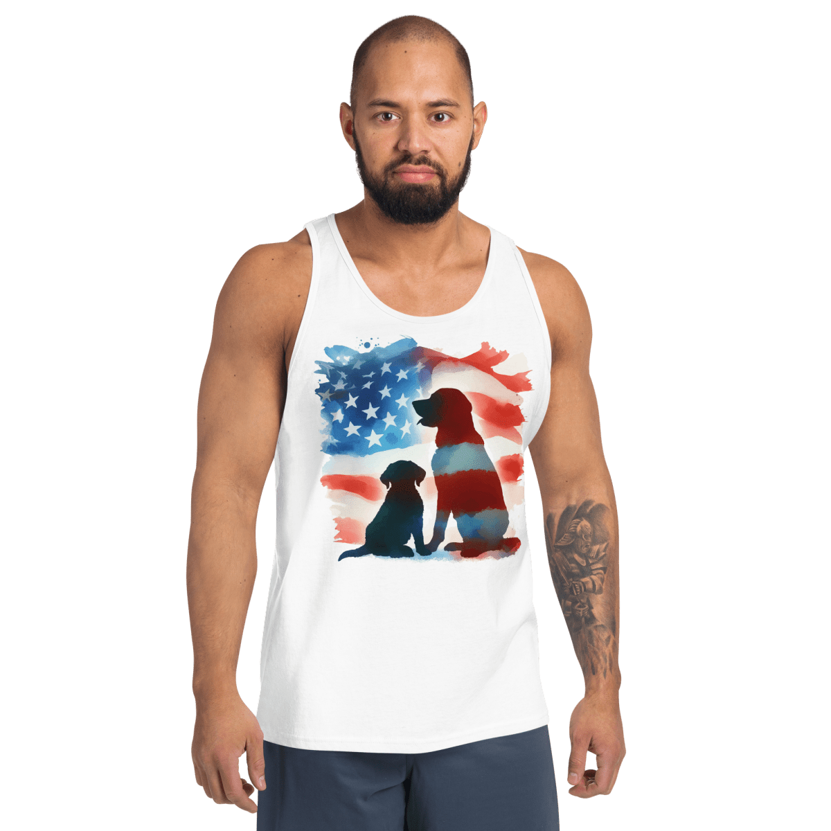 Patriotic Dreams - Unisex Tank Top - Unisex Tank Top - Speak Up 4 Paws