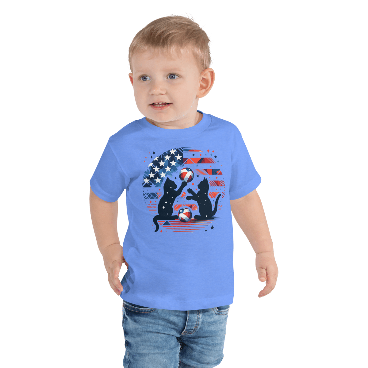 Patriotic Playtime - Toddler Tee - Toddler Tee - Speak Up 4 Paws