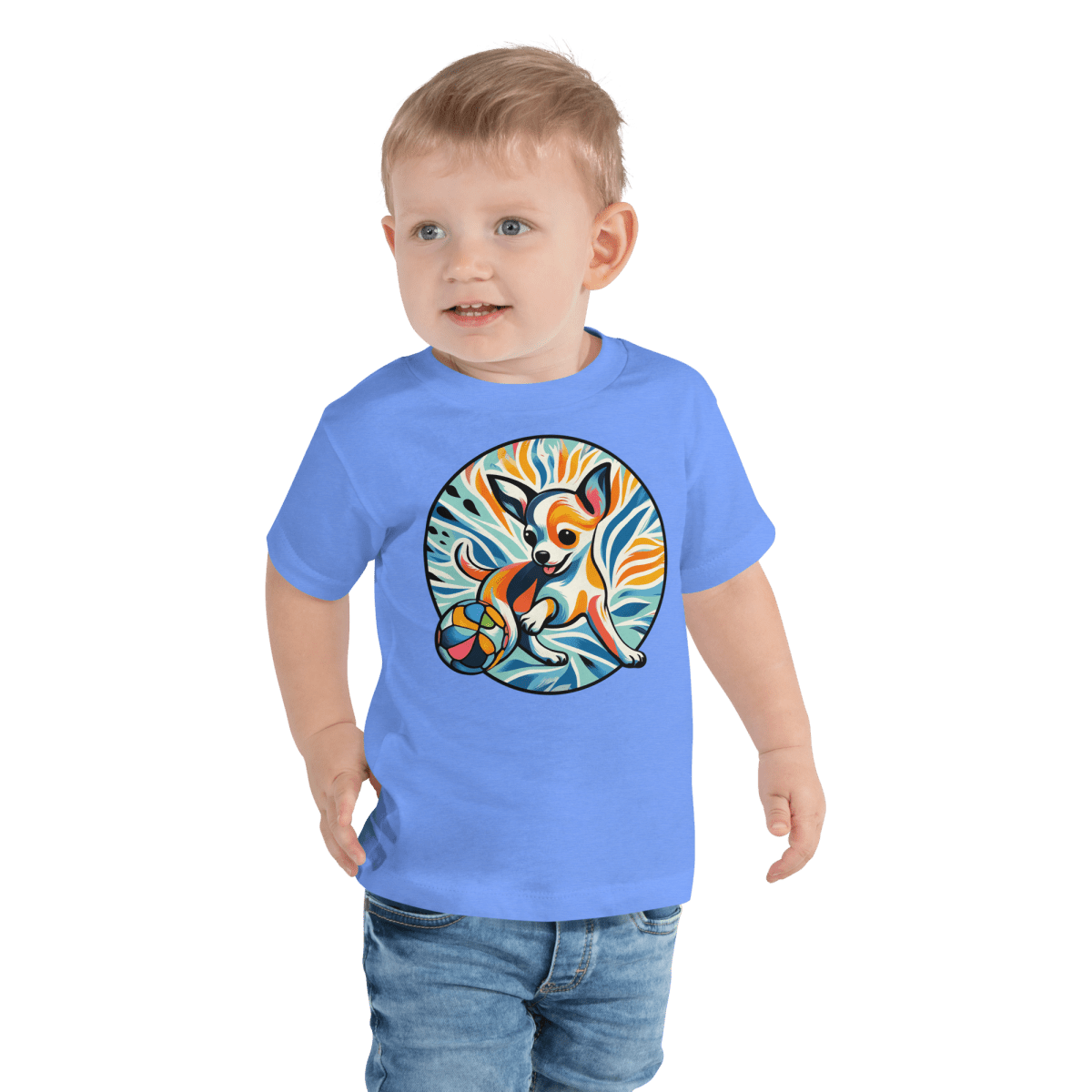 Chihuahuas Playful Dance - Toddler Tee - Toddler Tee - Speak Up 4 Paws