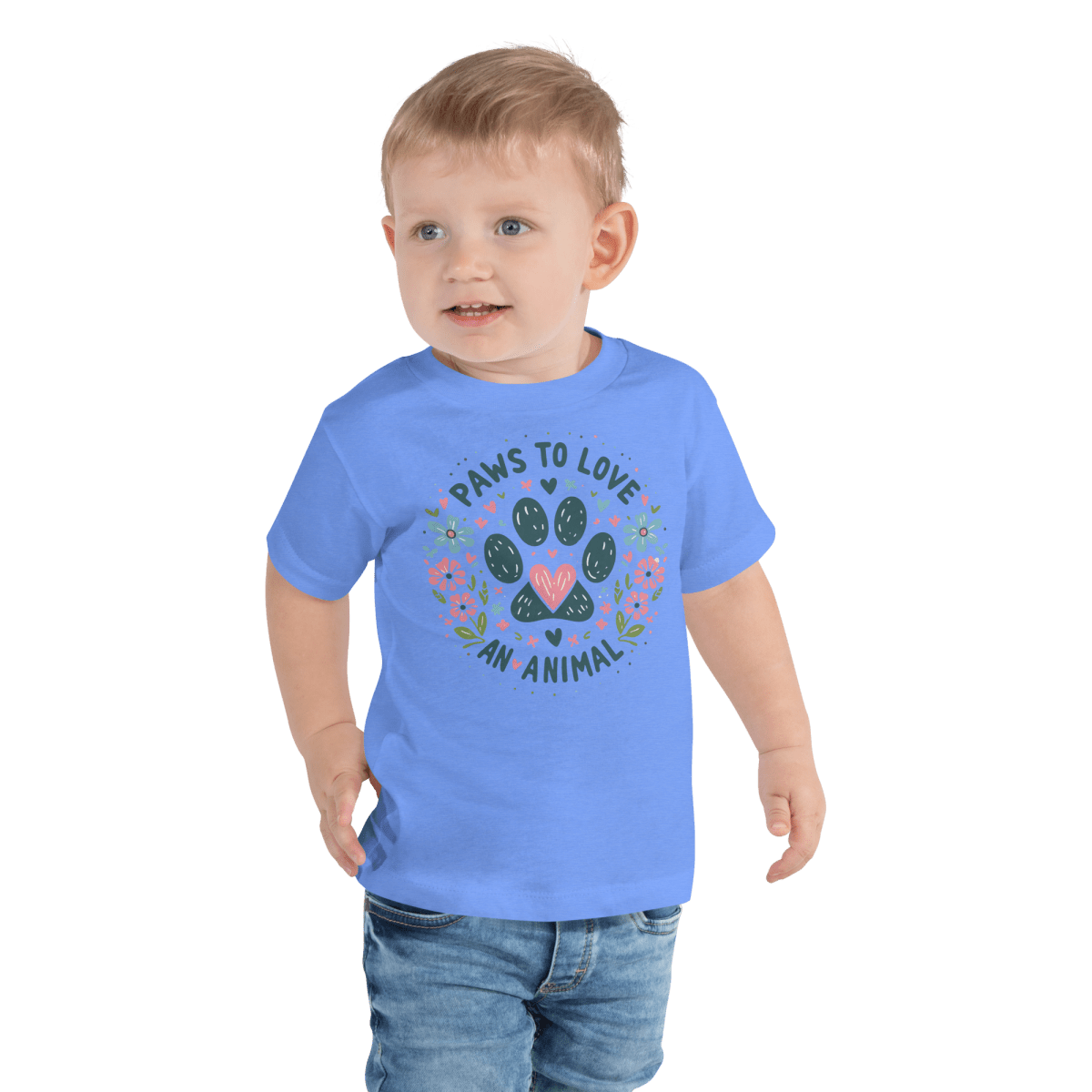 Circle of Pawsitivity - Toddler Tee - Toddler Tee - Speak Up 4 Paws