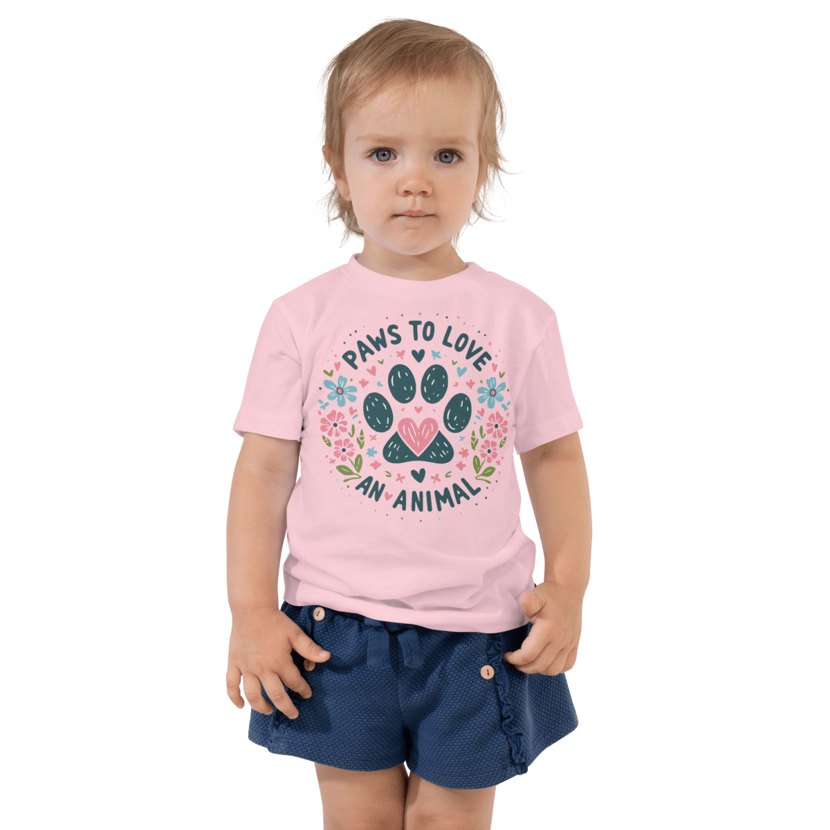 Circle of Pawsitivity - Toddler Tee - Toddler Tee - Speak Up 4 Paws
