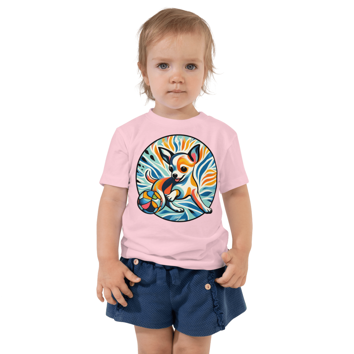 Chihuahuas Playful Dance - Toddler Tee - Toddler Tee - Speak Up 4 Paws