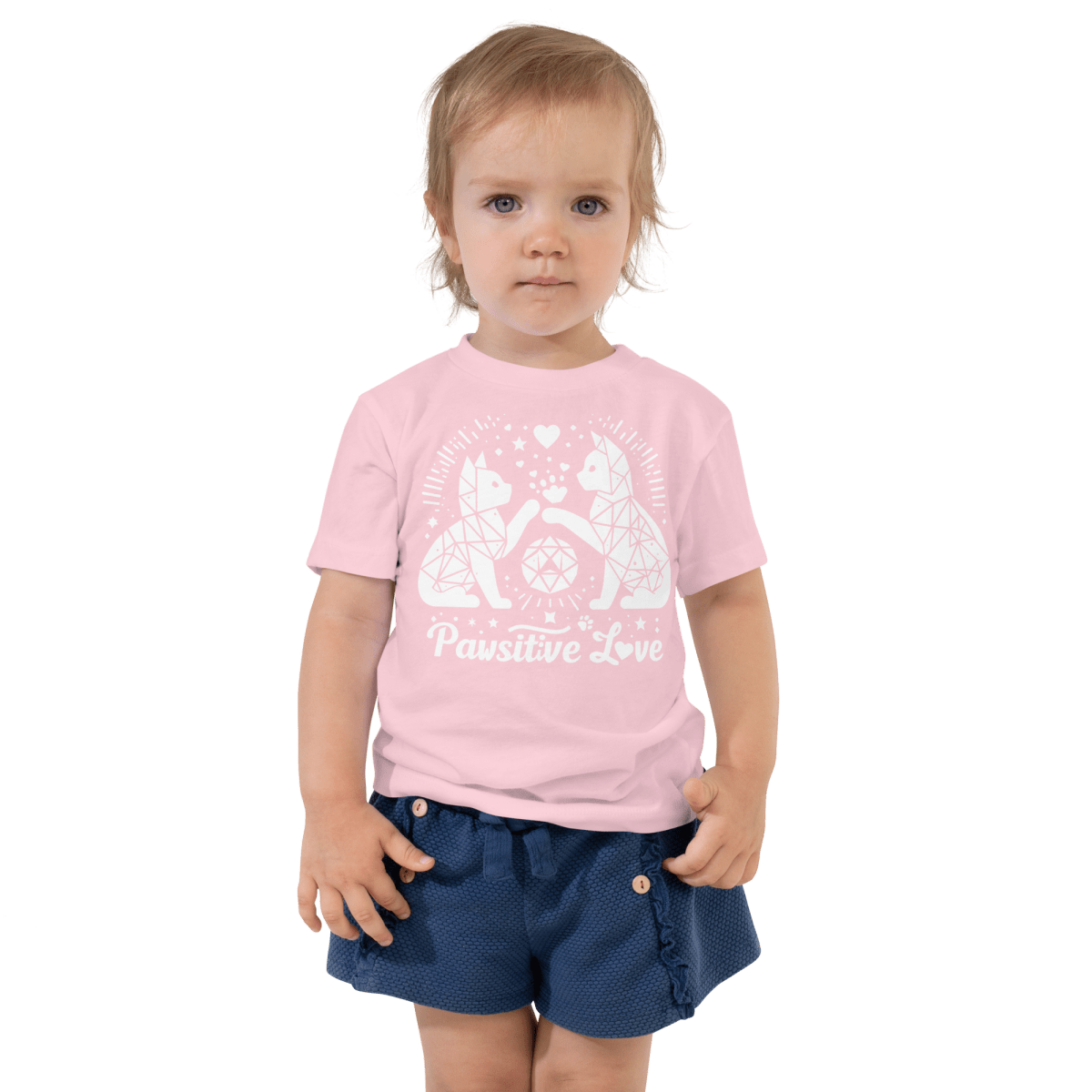Geometric Whisker Play - Toddler Tee - Toddler Tee - Speak Up 4 Paws
