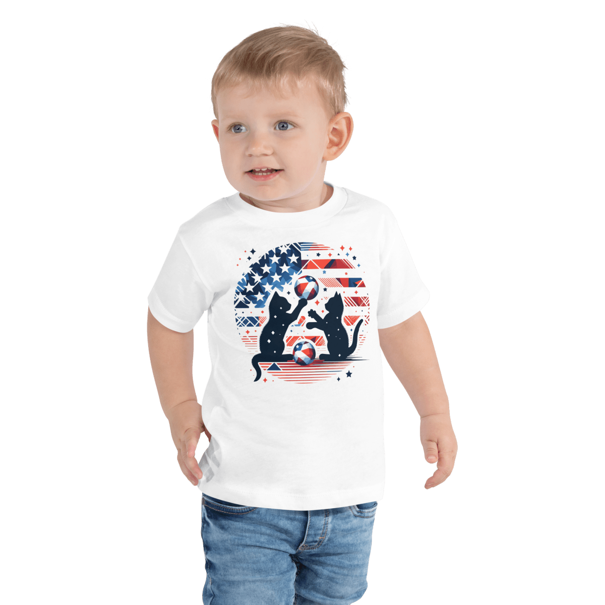 Patriotic Playtime - Toddler Tee - Toddler Tee - Speak Up 4 Paws