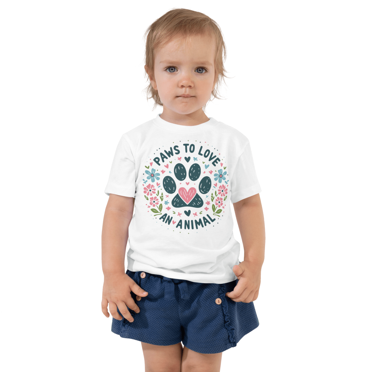 Circle of Pawsitivity - Toddler Tee - Toddler Tee - Speak Up 4 Paws