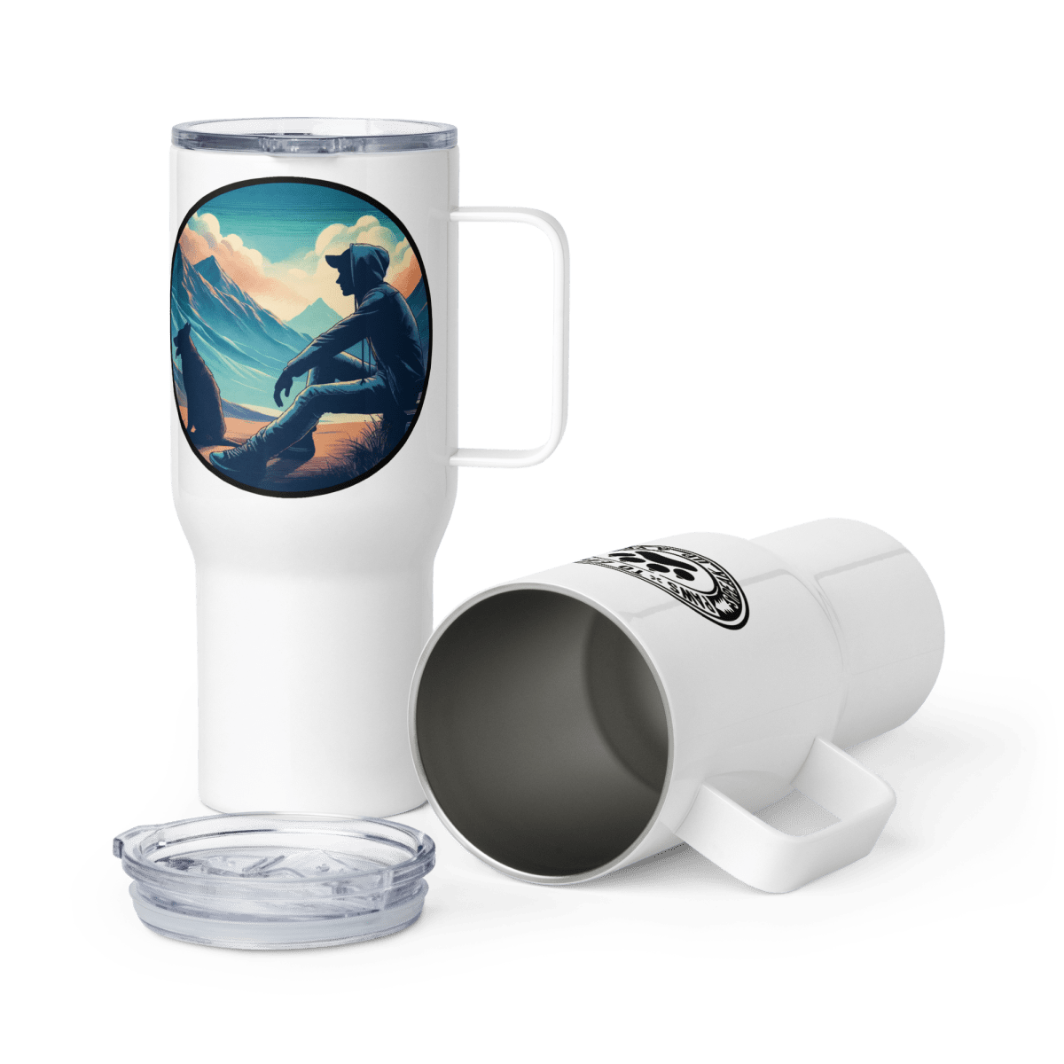 Dawn's Embrace - Pawfect Journey Mug (25 oz & 40 oz) - Travel Mug - Speak Up 4 Paws