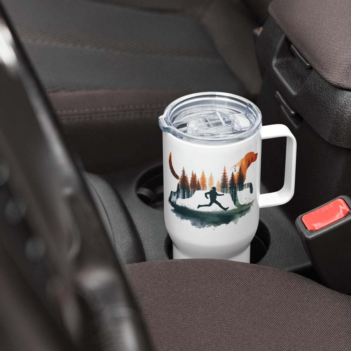 Forest Spirit - Pawfect Journey Mug (25 oz & 40 oz) - Travel Mug - Speak Up 4 Paws