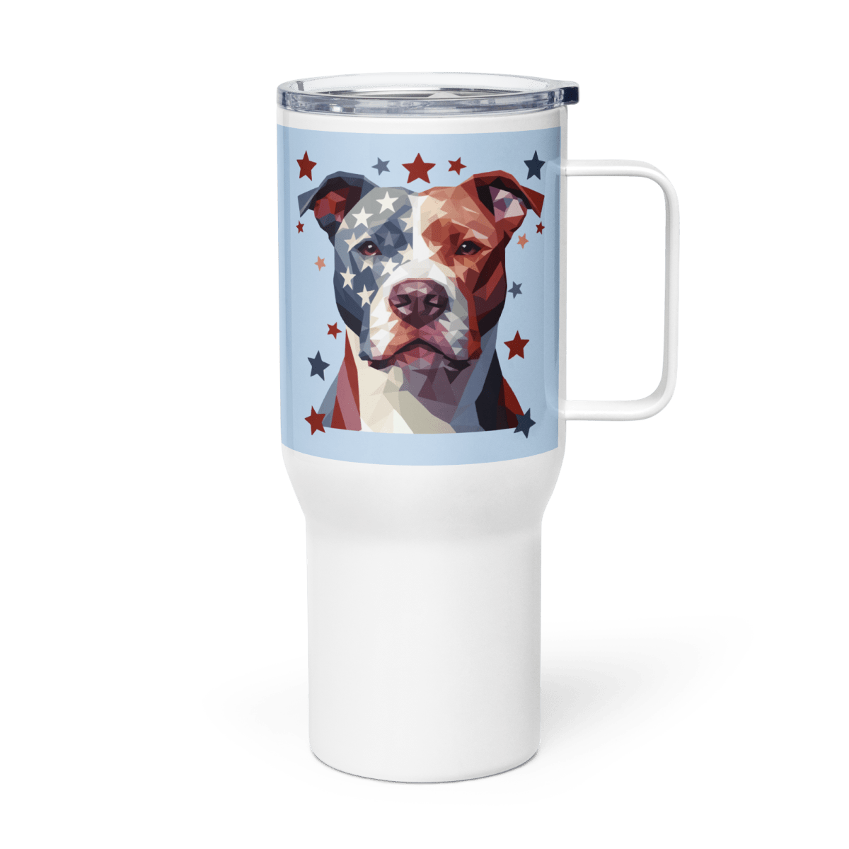 Star of Justice - "Star of Justice" - TrailMate Tumbler (Color: Pattens Blue) - Travel Mug - Speak Up 4 Paws