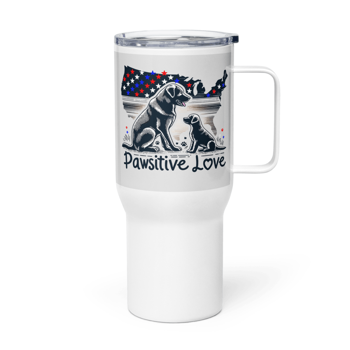 Boundless Devotion - "Boundless Devotion" - TrailMate Tumbler (Color: Whisper) - Travel Mug - Speak Up 4 Paws