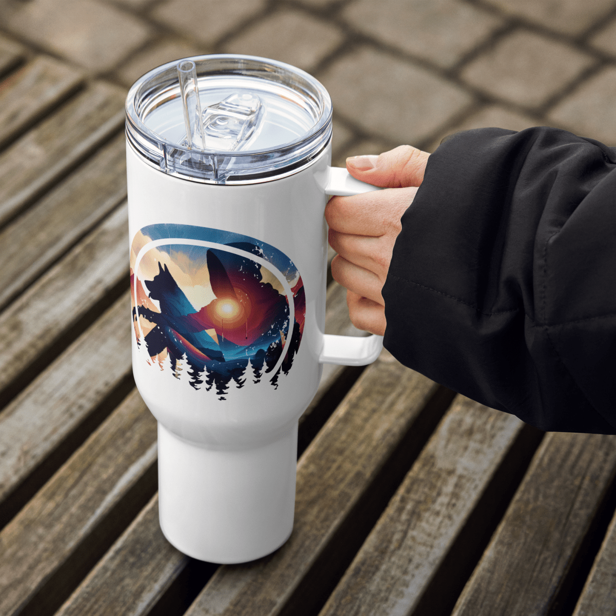 Companion Hues - Pawfect Journey Mug (25 oz & 40 oz) - Travel Mug - Speak Up 4 Paws