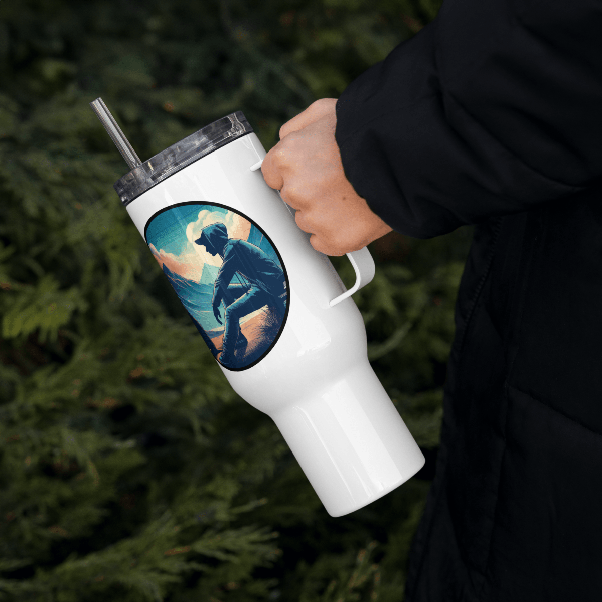 Dawn's Embrace - Pawfect Journey Mug (25 oz & 40 oz) - Travel Mug - Speak Up 4 Paws