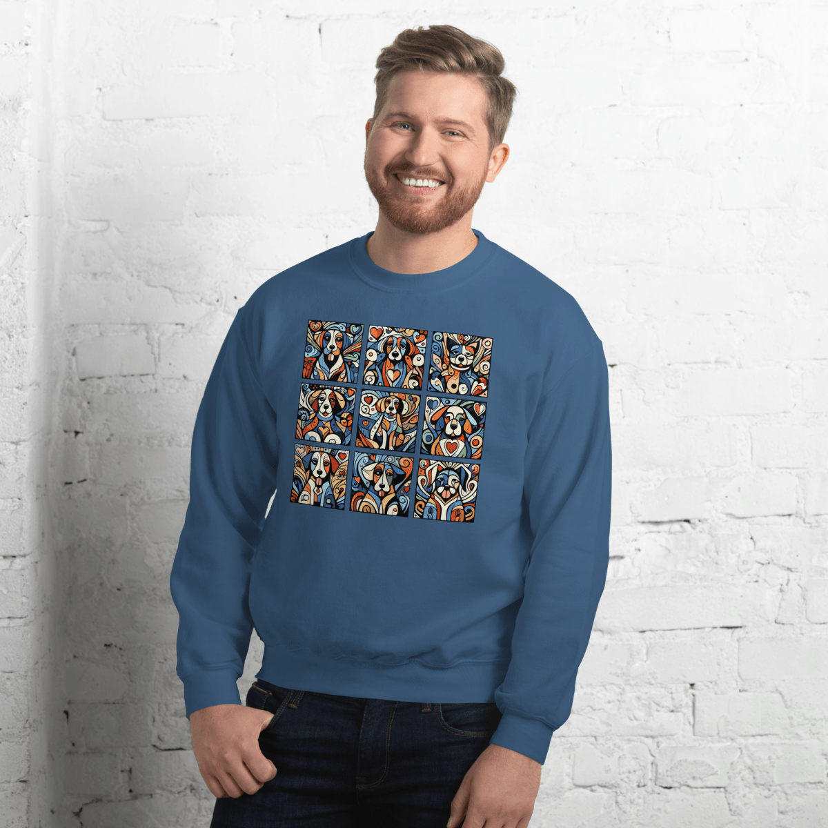 Artful Canines - Preshrunk Sweatshirt - Preshrunk Sweatshirt - Speak Up 4 Paws