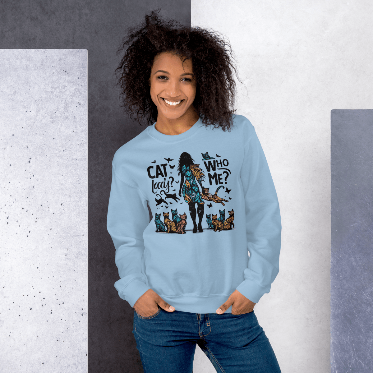 Feline Reverie - Preshrunk Sweatshirt - Preshrunk Sweatshirt - Speak Up 4 Paws
