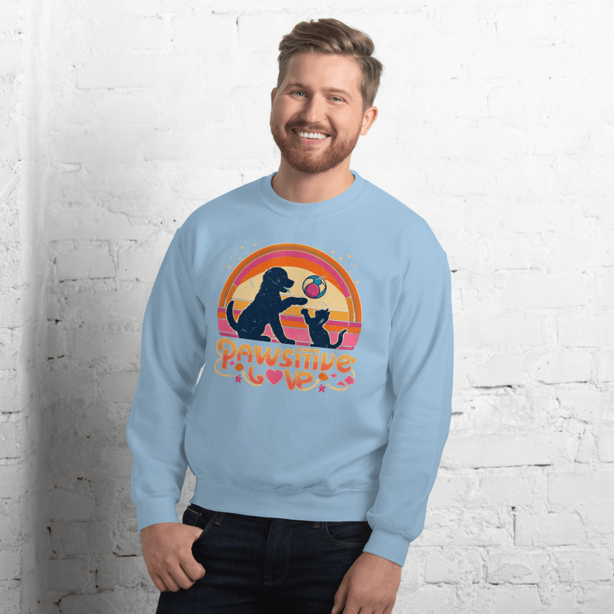 Rainbow Connection - Preshrunk Sweatshirt - Preshrunk Sweatshirt - Speak Up 4 Paws