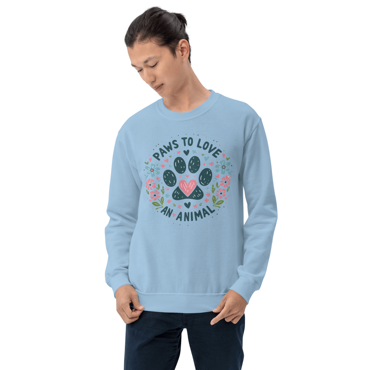 Circle of Pawsitivity - Preshrunk Sweatshirt - Preshrunk Sweatshirt - Speak Up 4 Paws