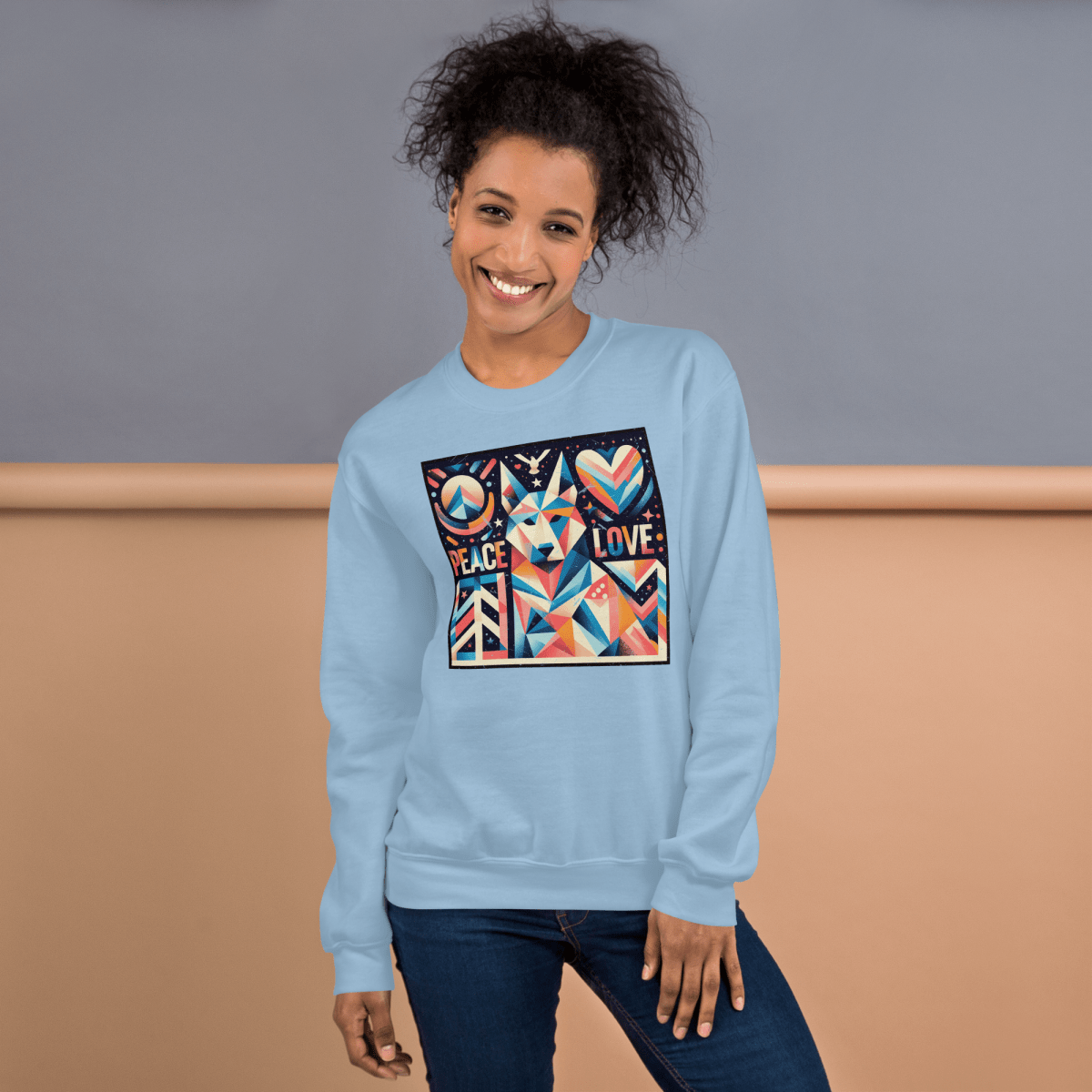 Kaleidoscope Harmony - Preshrunk Sweatshirt - Preshrunk Sweatshirt - Speak Up 4 Paws