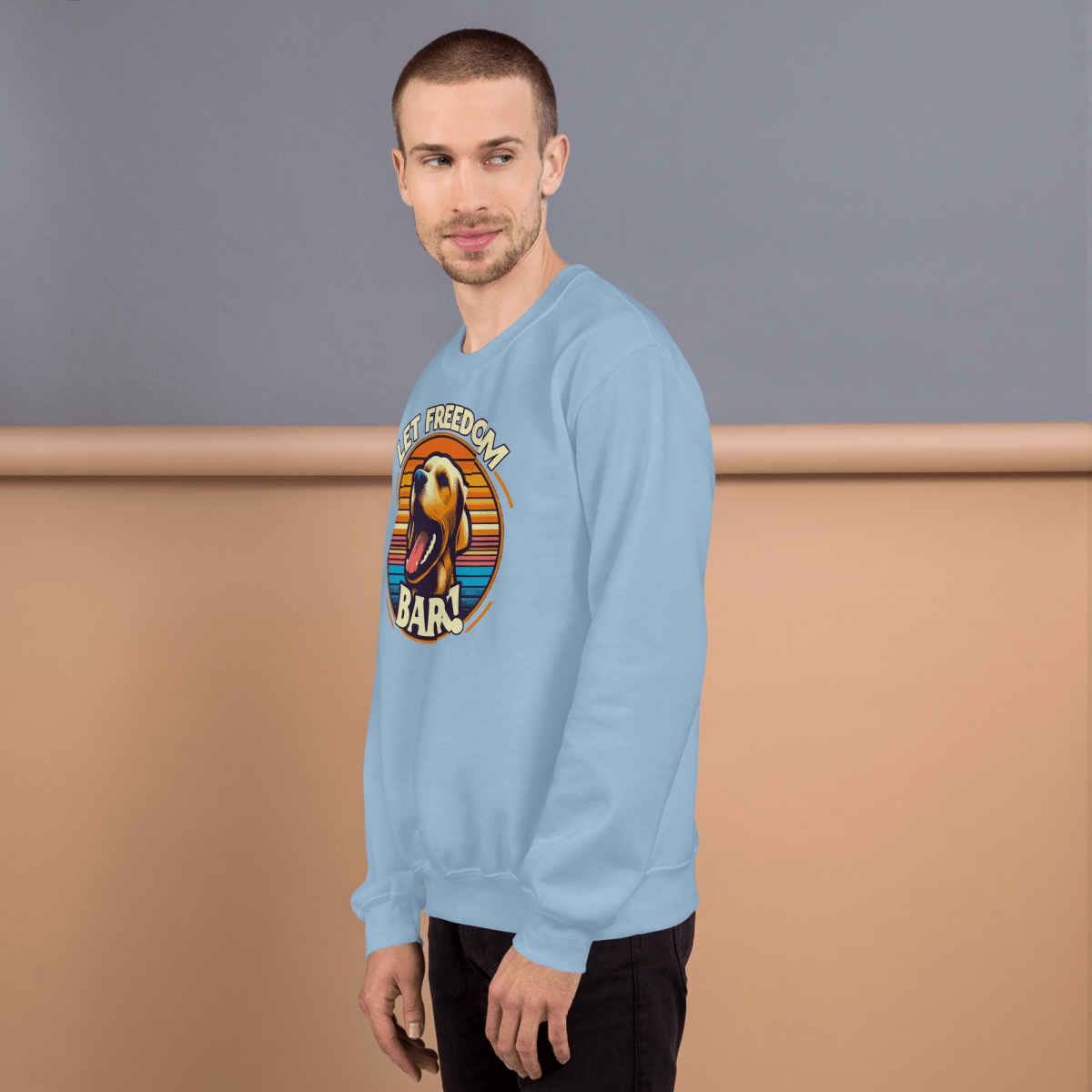 Bark of Freedom Trio - Lab - Preshrunk Sweatshirt - Preshrunk Sweatshirt - Speak Up 4 Paws
