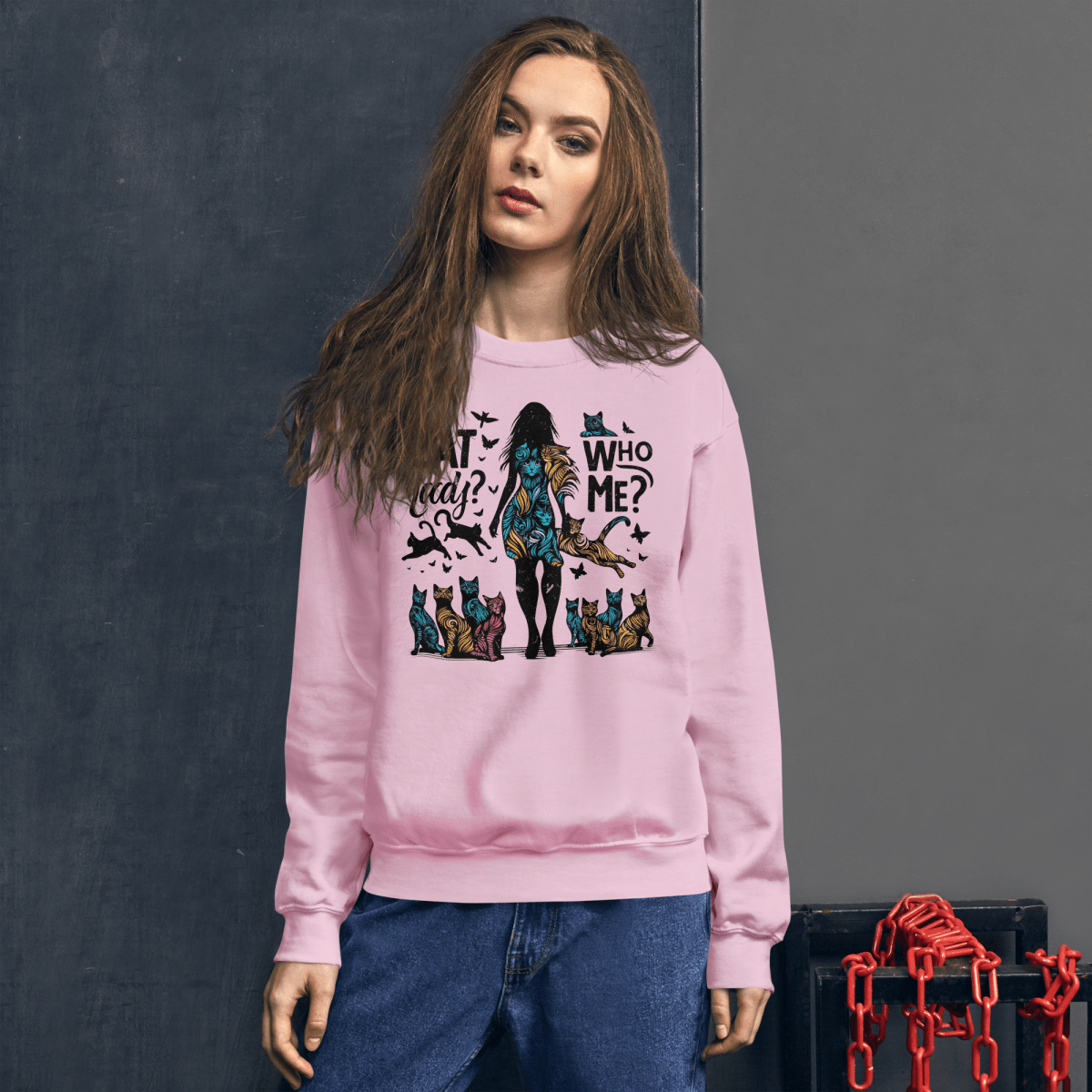 Feline Reverie - Preshrunk Sweatshirt - Preshrunk Sweatshirt - Speak Up 4 Paws