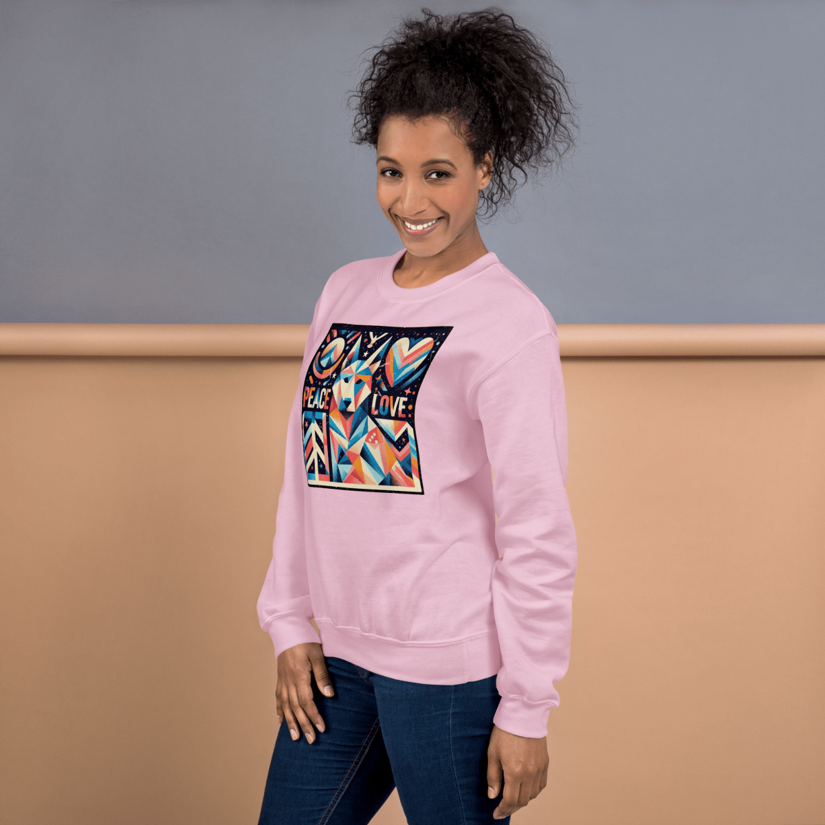 Kaleidoscope Harmony - Preshrunk Sweatshirt - Preshrunk Sweatshirt - Speak Up 4 Paws