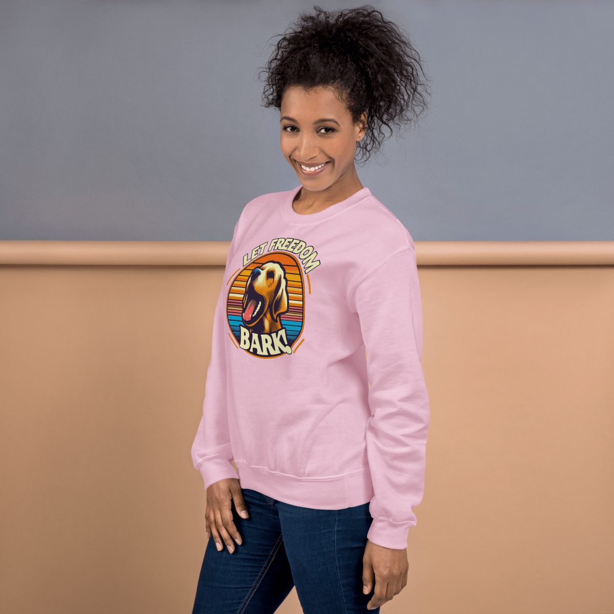 Bark of Freedom Trio - Lab - Preshrunk Sweatshirt - Preshrunk Sweatshirt - Speak Up 4 Paws