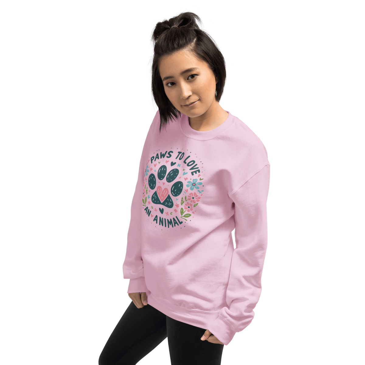 Circle of Pawsitivity - Preshrunk Sweatshirt - Preshrunk Sweatshirt - Speak Up 4 Paws