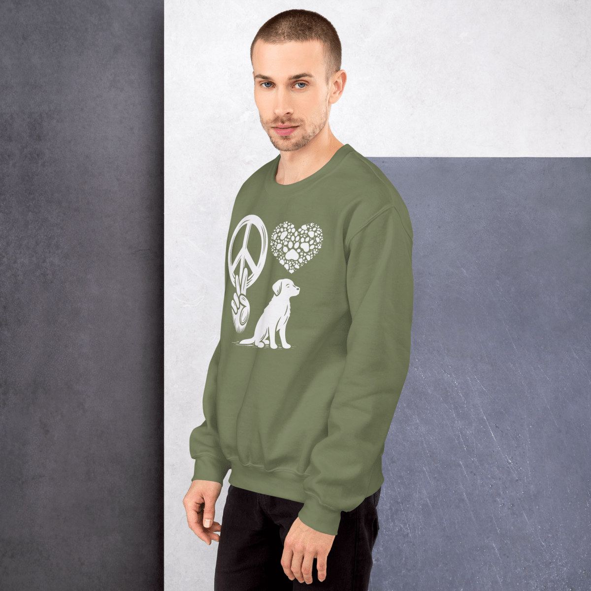 Peaceful Paws - Preshrunk Sweatshirt - Preshrunk Sweatshirt - Speak Up 4 Paws