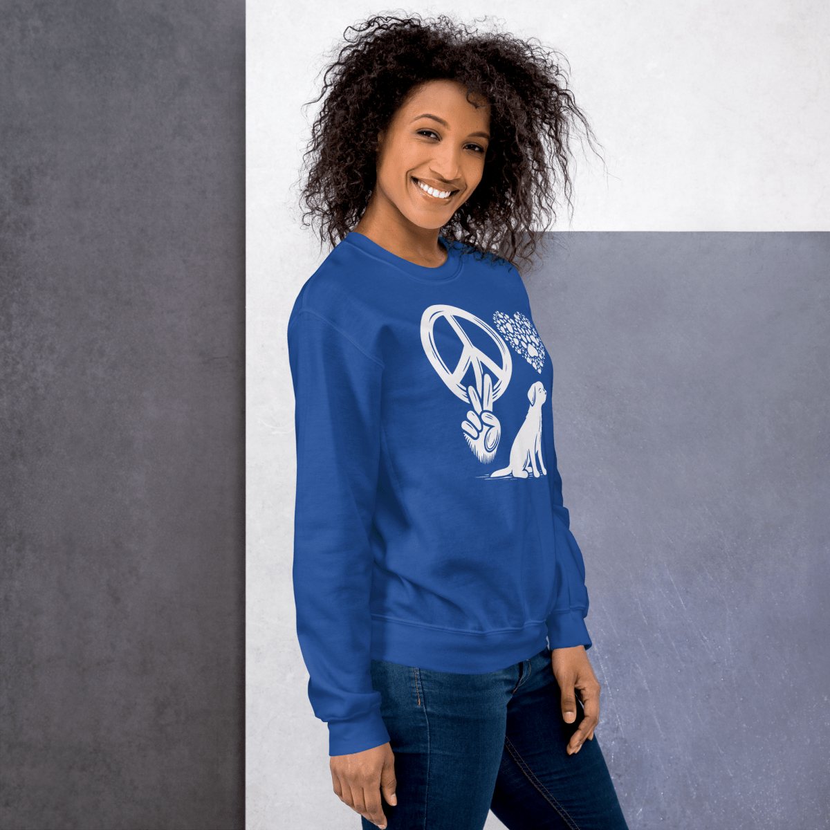 Peaceful Paws - Preshrunk Sweatshirt - Preshrunk Sweatshirt - Speak Up 4 Paws
