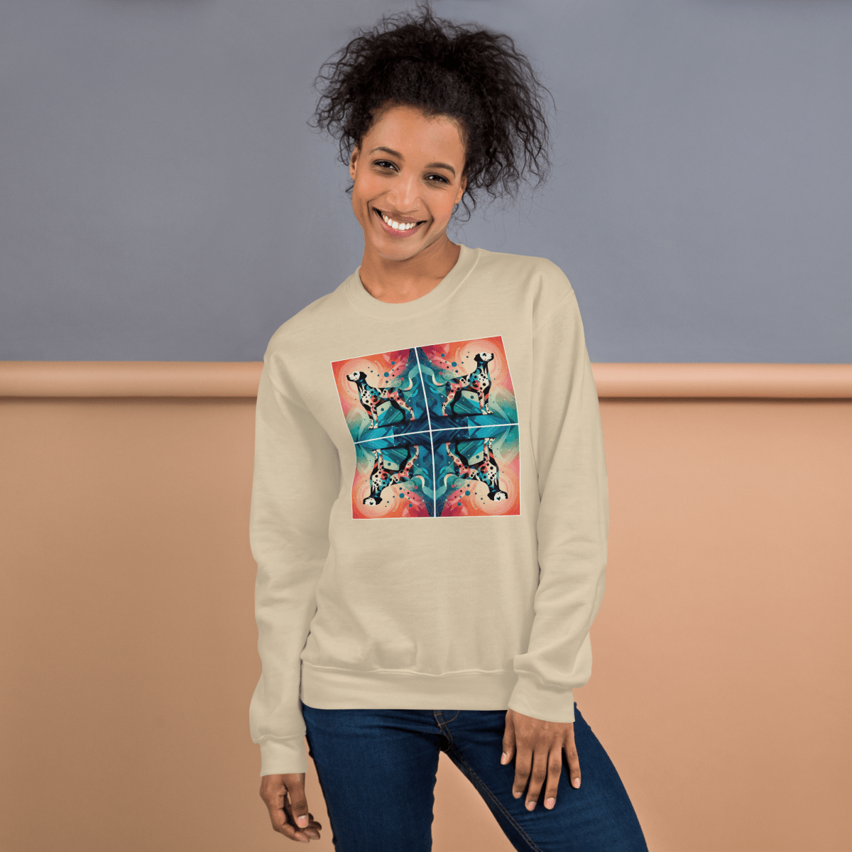 Spotted Harmony - Preshrunk Sweatshirt - Preshrunk Sweatshirt - Speak Up 4 Paws