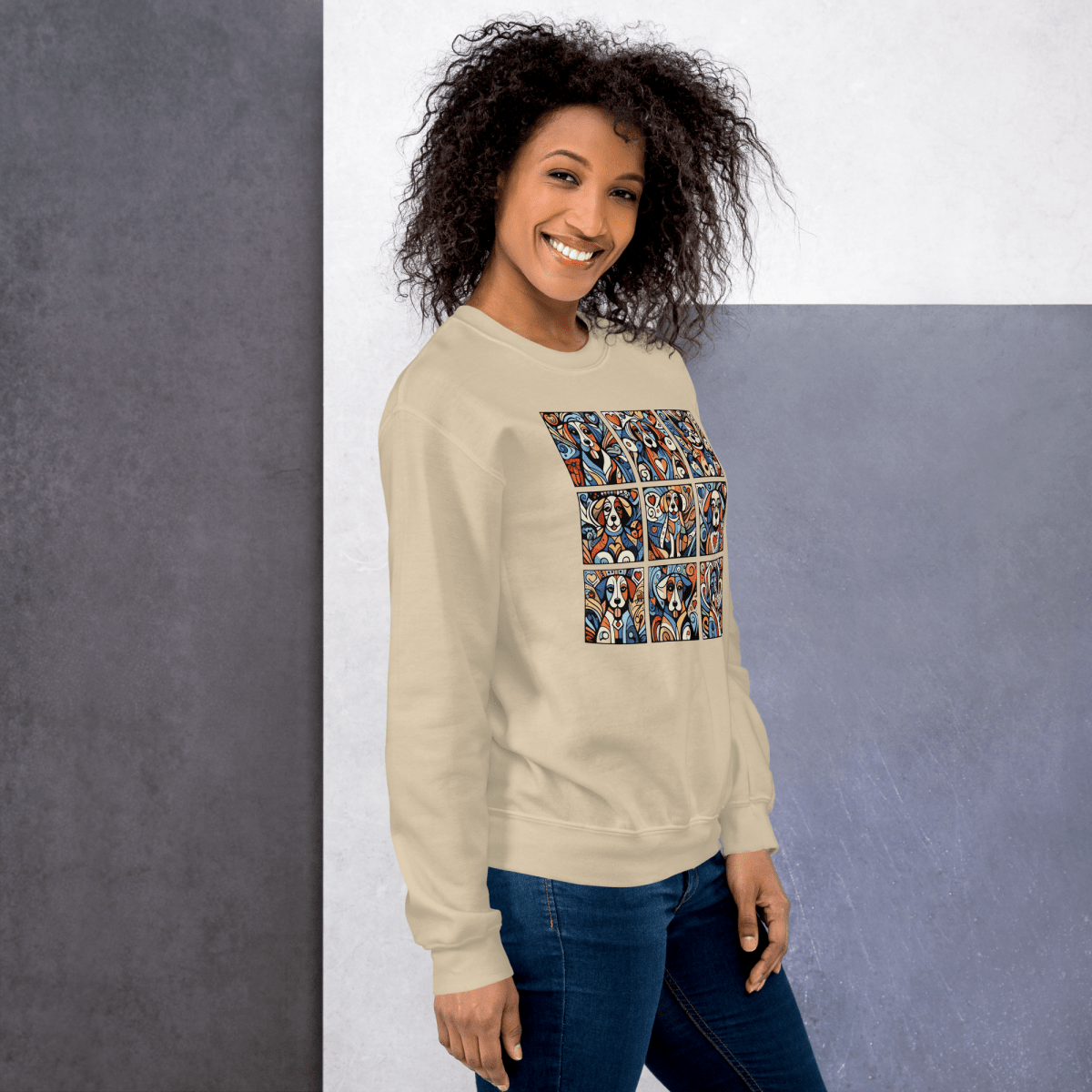 Artful Canines - Preshrunk Sweatshirt - Preshrunk Sweatshirt - Speak Up 4 Paws